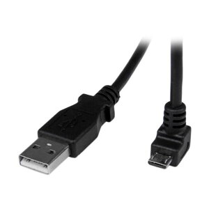 USB 2�D0 - �}�C�N��USB�P�[�u��/2m/L�^������Micro-B/�I�X-�I�X/�f�[�^�]���E�����p �u���b�N USBAUB2MD