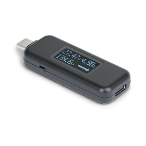 USB-C�d���d���`�F�b�J�[/�o����/240W USB PD/DP Alt���[�h/�f�W�^�� �p���[���[�^�[ �e�X�^�[ �u���b�N USBC-PWRTESTER