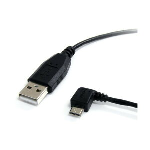 30cm micro USB�ϊ��P�[�u�� �}�C�N��USB������L�^�P�[�u�� A�[�q �I�X-micro-B�[�q �I�X �u���b�N UUSBHAUB1LA