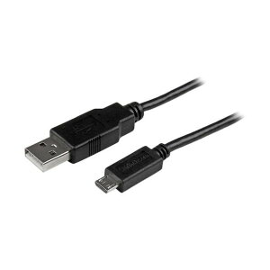 USB 2.0�P�[�u��/1m/Type�]A - Micro-B/480Mbps/�I�X-�I�X/�u���b�N/�}�C�N��B USBAUB1MBK 1�{