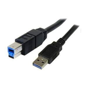 USB 3.0�P�[�u��/3m/Type�]A - Type�]B/5Gbps/�I�X-�I�X/�u���b�N USB3SAB3MBK 1�{