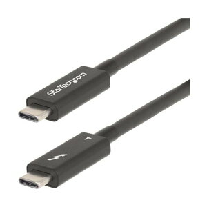 Thunderbolt 4�P�[�u��/2m/8K60Hz/40Gbps/100W PD/USB4 USB-C�݊�/�f���o�� A40G2MB-TB4-CABLE 1�{