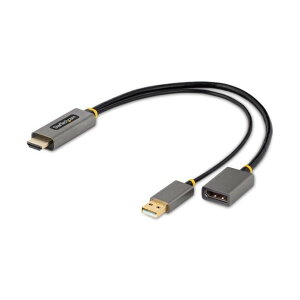 �f�B�X�v���C�ϊ��P�[�u��/HDMI 2.0 - DisplayPort 1.2/30cm/4K60Hz/USB�o�X�p���[ 128-HDMI-DISPLAYPORT 1��