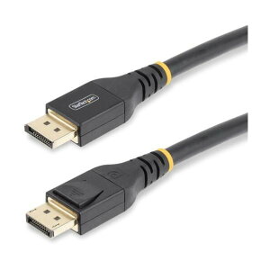 DisplayPort 1�D4�P�[�u��/�A�N�e�B�u/15m/8K60Hz/VESA/�f�B�X�v���C�|�[�g/���j�^�[�P�[�u�� DP14A-15M-DP-CABLE 1�{