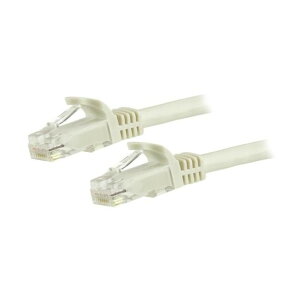�J�e�S��6 LAN�P�[�u��/1.5m/�z���C�g/�M�K�r�b�g�C�[�T�l�b�g�P�[�u��/�c���܂�h�~�@�\�t/CAT6 N6PATC150CMWH 1�{