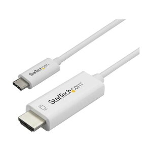 �f�B�X�v���C�ϊ��P�[�u��/USB-C - HDMI/1m/4K60Hz/HBR2/�z���C�g/�r�f�I�R���o�[�^�[ CDP2HD1MWNL 1�{
