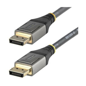 DisplayPort 1.4�P�[�u��/4m /8K60Hz /VESA�F��/�O���[&�u���b�N/ �f�B�X�v���C�|�[�g DP14VMM4M 1�{