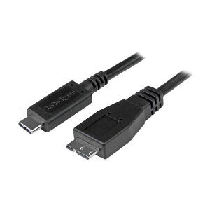 STARTEC.COM�� USB-C�P�[�u��/1m/USB 3.2 Gen2/10Gbps/Type-C - Micro-B/�I�X�I�X/�}�C�N��B USB31CUB1M 1�{