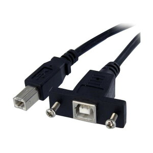 STARTEC.COM�� USB 2.0�P�[�u��/91cm/480Mbps/�p�l���}�E���g�^/Type-B - Type-B/���X-�I�X USBPNLBFBM3 1�{