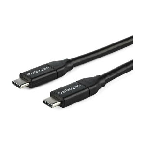 STARTEC.COM�� USB-C�P�[�u��/1m/USB 2.0/480Mbps/Type-C - Type-C/5A/�I�X-�I�X/�u���b�N USB2C5C1M 1�{