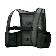 アイトス 【即納】【在庫豊富】アイスベスト（アイスパック4個付） フリー 010ブラック 865948 1枚