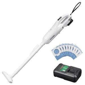 HiKOKI(�n�C�R�[�L) 10.8V �[�d�� �N���[�i�[ �|���@ �t���Z�b�g(�d�r1�t) ���p�b�N�� �z���C�g R12DPA (BSW) 1��