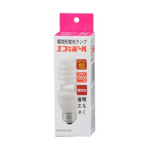 �d���`�u���� �G�R�ȃ{�[�� �X�p�C�����` E26 60�`���� �d���F EFD15EL/12N