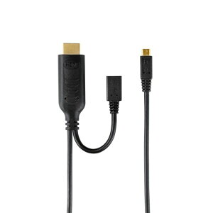 �����d�� MHL�P�[�u�� HDMI�ϊ� �[�d�p�|�[�g�t 1m USB-MHL100P 1��