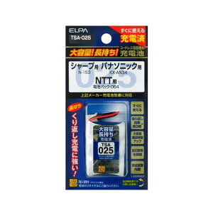 �����d�� ��e�ʒ������[�d�r 3.6V 800mAh TSA-025 1��