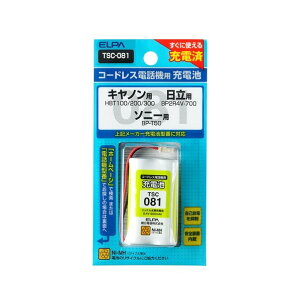 �����d�� �d�b�@�p�[�d�r 2.4V 600mAh TSC-081 1��