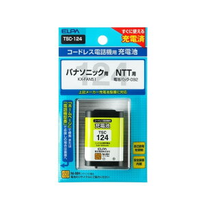 �����d�� �d�b�@�p�[�d�r 3.6V 600mAh TSC-124 1��