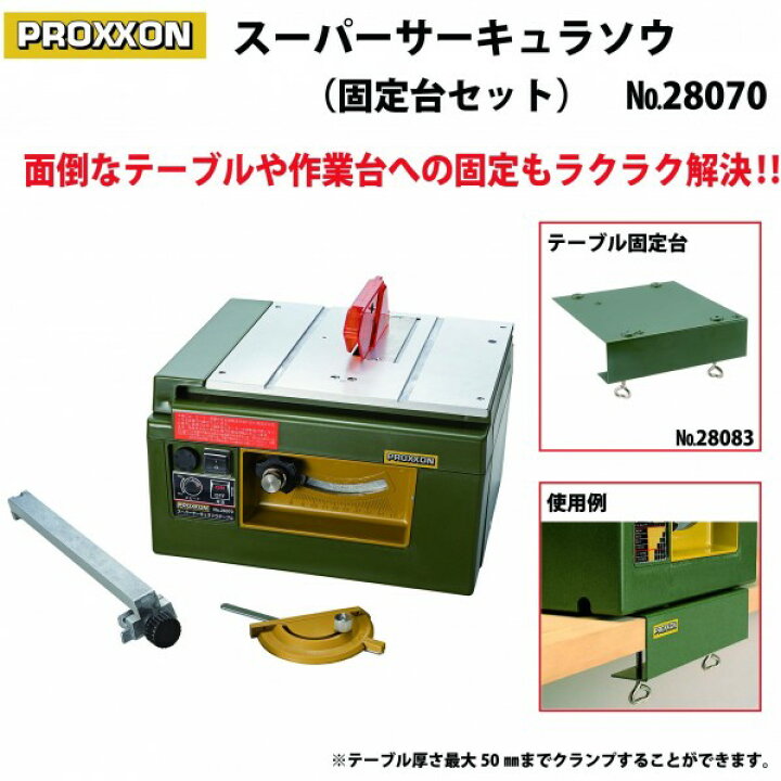 楽天市場】プロクソン スーパーサーキュラソウ特別セット（テーブル 