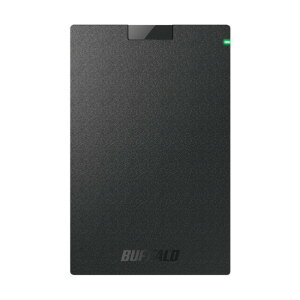 �o�b�t�@���[ �~�j�X�e�[�V���� USB3.1(Gen.1)�Ή� �|�[�^�u��HDD �X�^���_�[�h���f�� 2TB �u���b�N HD-PCG2.0U3-GBA 1��