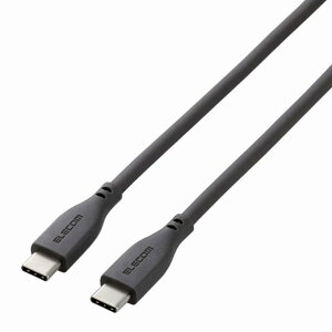 �G���R�� �y�@�l��p�i�zUSB Type-C to USB Type-C�P�[�u�� USB Power Delivery�Ή� �Ȃ߂炩 2.0m �O���[ MPA-CCSS20GY 1�_