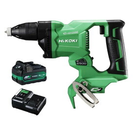 HiKOKI(ハイコーキ) W36DYA (XPZ) 36V 充電式 ボード用ドライバ フルセット ドライウォールねじ4mm アグレッシブグリーン 1台【2512DFD_5】