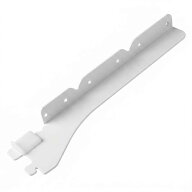 和気産業 1×4材用ピラシェル棚受 3枚用右 白 256mm 白 WPS021 1個