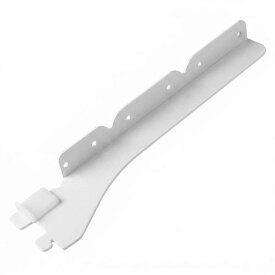 和気産業 1×4材用ピラシェル棚受 3枚用右 白 256mm 白 WPS021 1個