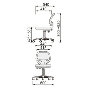 �j�V�L�H�Ɗ������ �I�t�B�X�`�F�A TN-2825BK 1�r