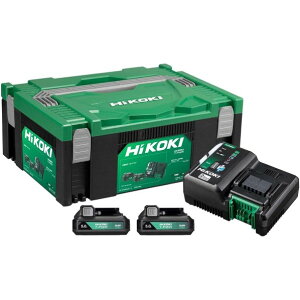 HiKOKI(�n�C�R�[�L) �X�^�[�^�[�L�b�g6 10.8V�^�u���X�d�r2�E2�|�[�g�E�V�X�e���P�[�X2�t UC18YDML (S)(2J) 1��