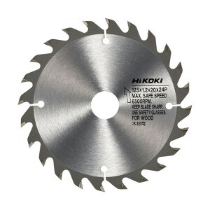HiKOKI(ハイコーキ) 0040-2524 チップソー 丸のこ用 125×24P 1個