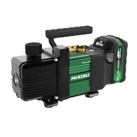 HiKOKI(ハイコーキ) 18V 充電式 真空ポンプ セット品(電池・充電器付) アグレッシブグリーン UP18DYA (XHZ) 1台【2512DFD_5】