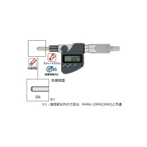 デジマチックマイクロメータヘッド+インプットツール(USB)+フットスイッチセット 350-253-30(タイプ 4) 1セット