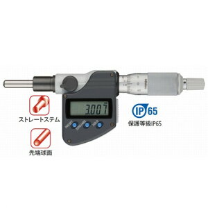 防水デジマチックマイクロメータヘッド+インプットツール(USB)+フットスイッチセット 350-283-30(タイプ 5) 1セット