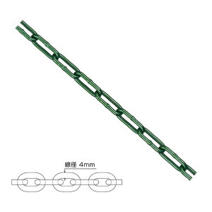�I�����[�����N���u �A���~�J���[�`�F�[�� 4mm �O���[�� WM2-AL-4GR 1m