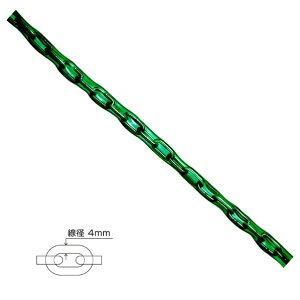 �I�����[�����N���u �`���[�u�ی�X�e�����X�`�F�[�� 4mm �� WM2-4HB-GR 1m