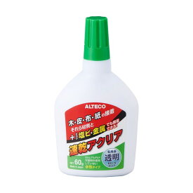 アルテコ パワーエース速乾アクリア 54 x 31 x 111 mm 白色、乾燥後透明 PA-A01 1個