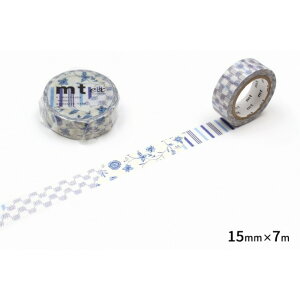 �J����(�J���C) mt ex Flower dark blue R 15mm×7m MTEX1P55R 1��