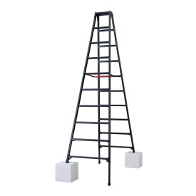 ※法人専用品※長谷川工業 脚部伸縮専用脚立(BLACK LABEL) 10段 RYZB-30a 1台