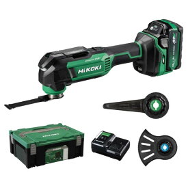 HiKOKI(ハイコーキ) 36V 充電式 マルチツール セット品(電池1個・充電器・ケース付) 【ブレード2種類付特別セット】【2509HKP】CV36DMA(XPCZ) 1台