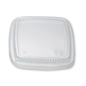 シーピー化成 二段弁当容器用 嵌合蓋 BF-210 外寸:158×158×高13mm 004468030 50枚