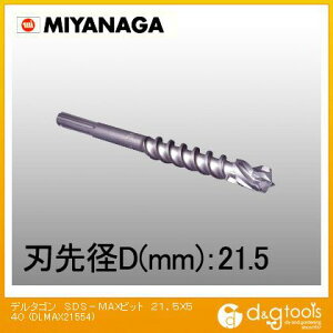 �~���i�K �f���^�S���r�b�gSDS-MAX(�����O�T�C�Y) 21.5mm DLMAX21554 1