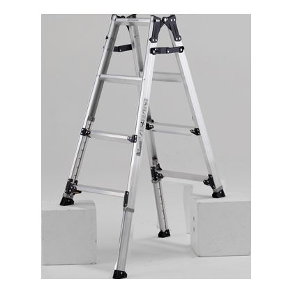 脚伸縮はしご兼用脚立 天板高さ1.0-1.3m 贈呈 PRW120FX オンラインショッピング