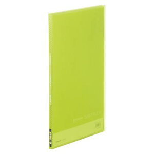 アケボノクラウン シンプリ-ズクリア-ファイル(透明)A4タテ型 10ポケット 黄緑 186TSPH-YG 1冊