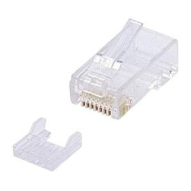 サンワサプライ カテゴリ6RJ-45コネクタ(単線用) ADT-6RJ-100