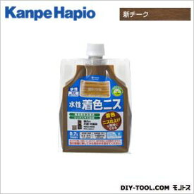 カンペハピオ 水性着色ニス（つやあり）安心・安全F☆☆☆☆塗料 125×60×180 新チーク 00697653641007 1個