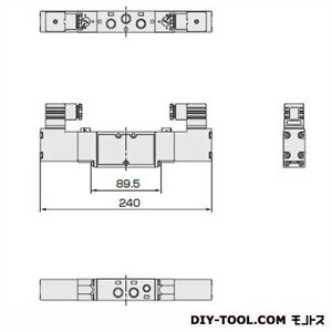 CKD �Z���b�N�X�o���u4F�V���[�Y ��×���s×����:240×30×90mm 4F220-08-AC100V