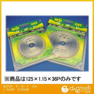 BESTCUT �x�X�g�J�b�g�`�b�v�\�[�U�E�{�[�h 125x1.15x36P 2125036B