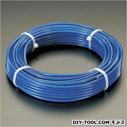 評判 エスコ esco ワイヤーロープ PVCコート 6.0×100m EA628SM-400 4.0 毎日続々入荷