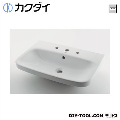 カクダイ KAKUDAI  壁掛洗面器  3ホール 5.5L #DU-2319650030