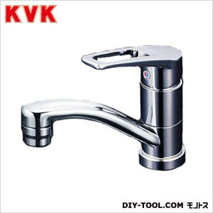 KVK 洗面用シングルレバー式混合栓・吐水口回転規制80度 奥行×高さ:140×581mm KM7011T 1点